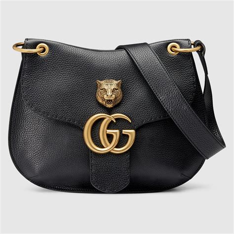 gucci pouch bag gg black white woman authentic|genuine gucci bags.